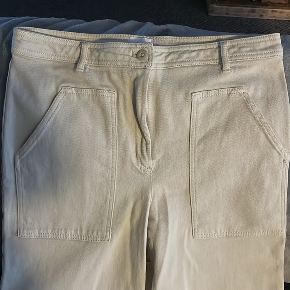 WILFRED FREE~ARITZIA~ High Rise Straight Leg Jeans in “oat” colour Size 10 - Picture 2 of 6